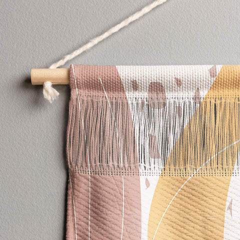 Mirimo Terracotta Blooms Wall Hanging Portrait