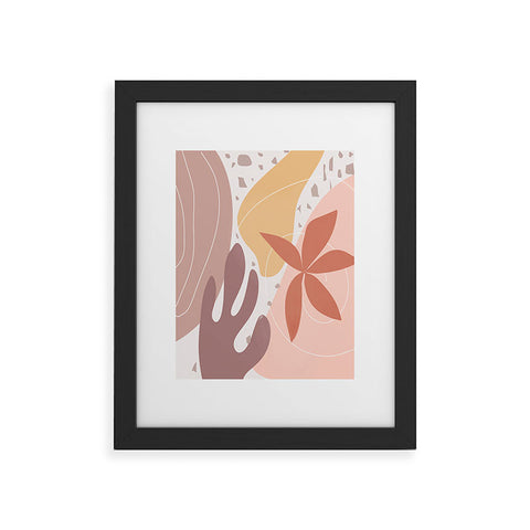 Mirimo Terracotta Blooms Framed Art Print