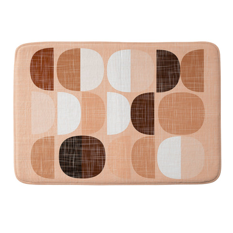Mirimo Terracotta Moons Memory Foam Bath Mat