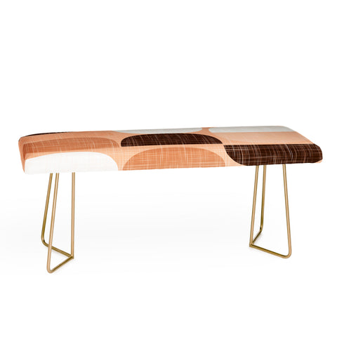 Mirimo Terracotta Moons Bench