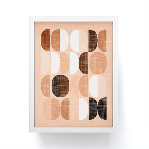 Mirimo Terracotta Moons Framed Mini Art Print