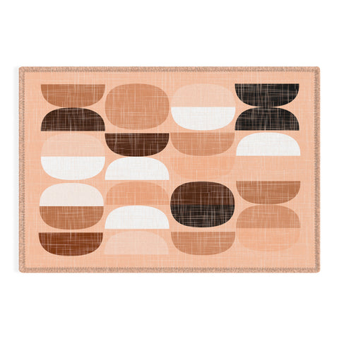 Mirimo Terracotta Moons Outdoor Rug