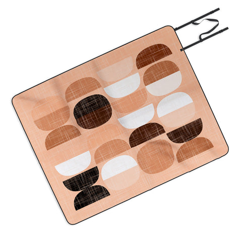 Mirimo Terracotta Moons Picnic Blanket