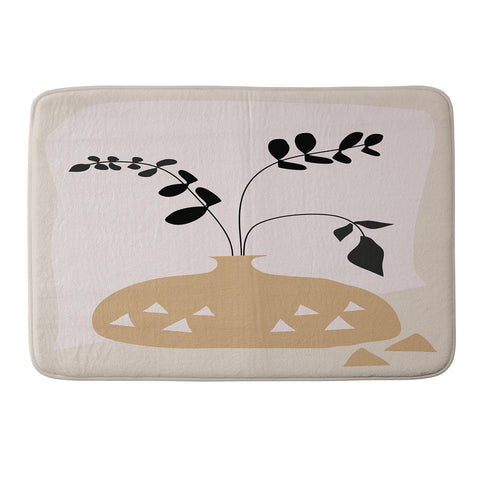 Mirimo Terracotta Vase Memory Foam Bath Mat