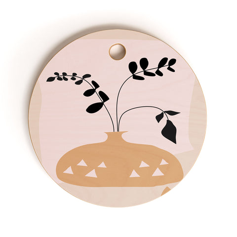 Mirimo Terracotta Vase Cutting Board Round