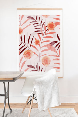 Mirimo Textured Summer Flora Art Print And Hanger