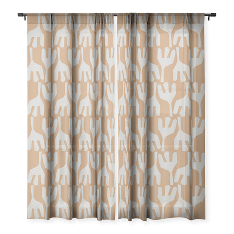 Mirimo Tribal Cinnamon Sheer Non Repeat