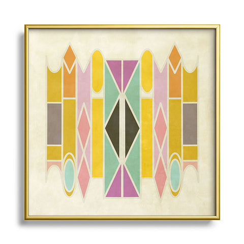 Mirimo Tribalia Exotica Metal Square Framed Art Print