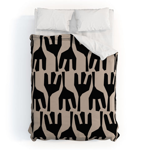 Mirimo Tribe Black Duvet Cover