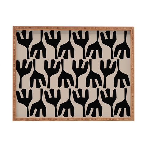 Mirimo Tribe Black Rectangular Tray