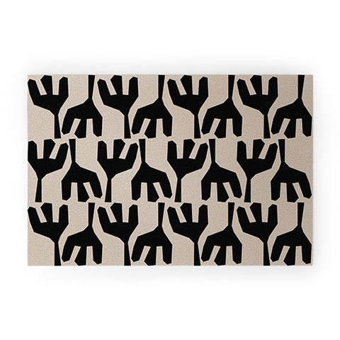 Mirimo Tribe Black Welcome Mat