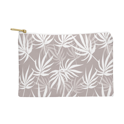 Mirimo Tropical Leaves on Beige Pouch