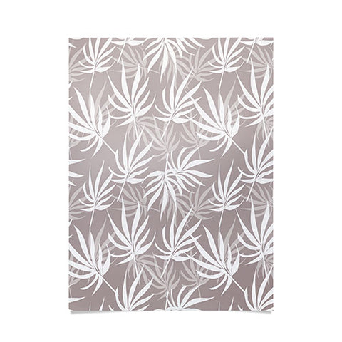Mirimo Tropical Leaves on Beige Poster