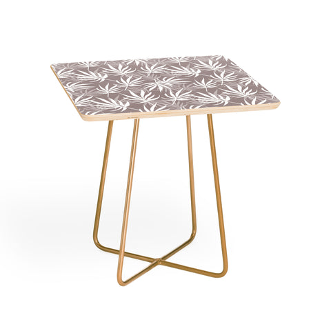 Mirimo Tropical Leaves on Beige Side Table