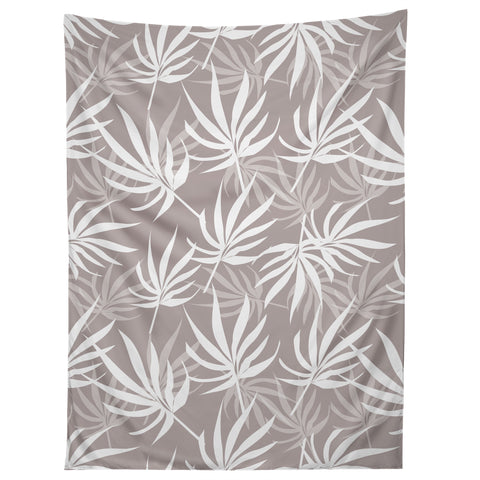 Mirimo Tropical Leaves on Beige Tapestry