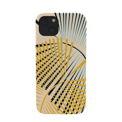 Mirimo Two Palm Leaves Yellow Phone Case