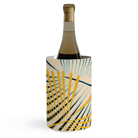 Mirimo Two Palm Leaves Yellow Wine Chiller
