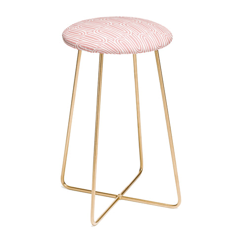 Mirimo White Bows on Pink Counter Stool