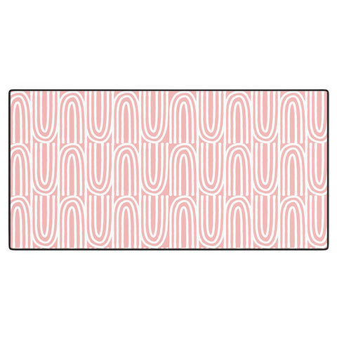 Mirimo White Bows on Pink Desk Mat