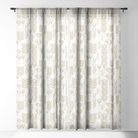 Mirimo Wild Herbs Oathmeal Sheer Window Curtain