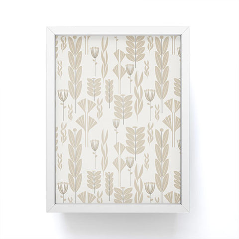 Mirimo Wild Herbs Oathmeal Framed Mini Art Print