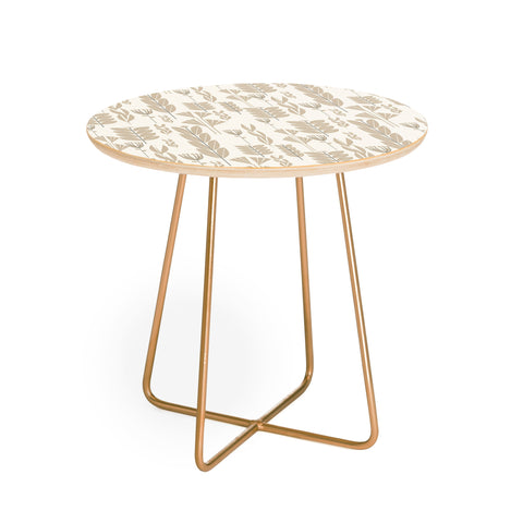 Mirimo Wild Herbs Oathmeal Round Side Table