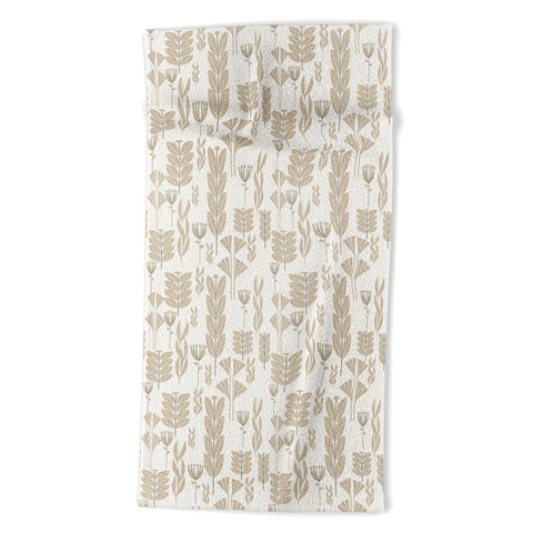 Mirimo Wild Herbs Oathmeal Beach Towel