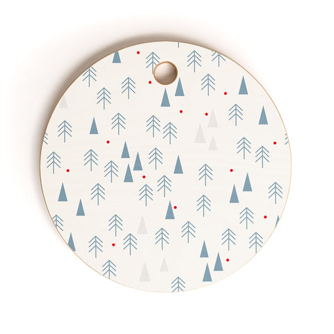 Mirimo Winterly Forest Cutting Board Round