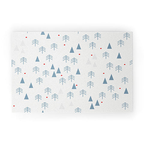 Mirimo Winterly Forest Welcome Mat