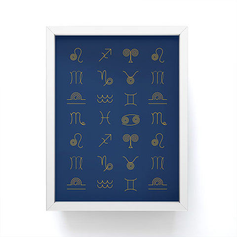 Mirimo Zodiac Night Framed Mini Art Print