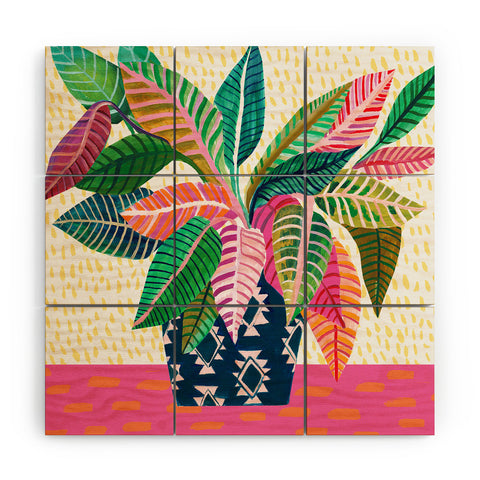 Misha Blaise Design All Tomorrows Parties Wood Wall Mural