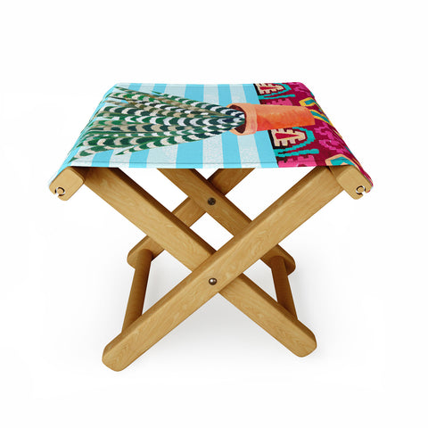 Misha Blaise Design Bright Afternoon Folding Stool