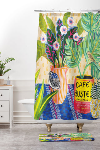 Misha Blaise Design Buen Dia Shower Curtain And Mat