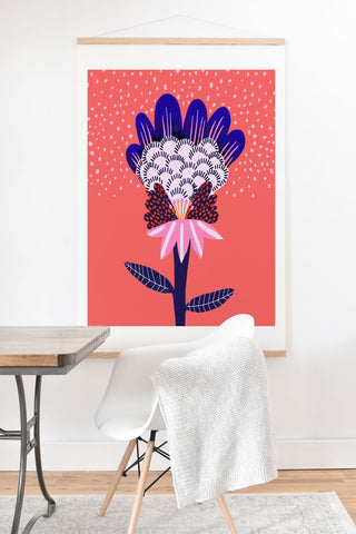 Misha Blaise Design Fabuluscious Flower Art Print And Hanger