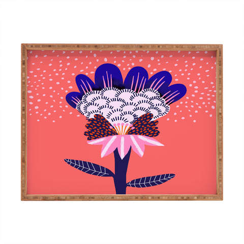 Misha Blaise Design Fabuluscious Flower Rectangular Tray