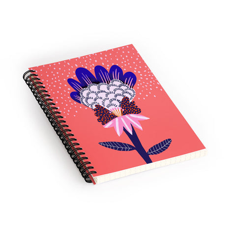 Misha Blaise Design Fabuluscious Flower Spiral Notebook