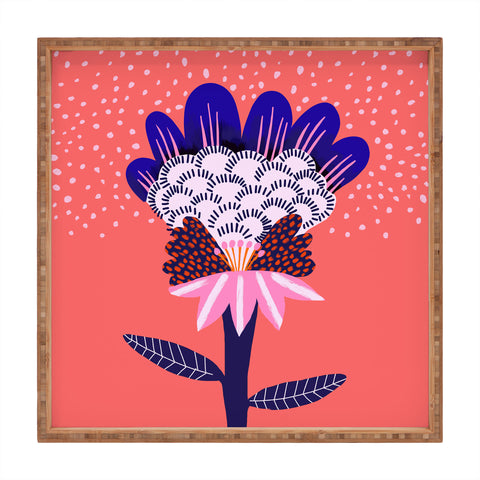Misha Blaise Design Fabuluscious Flower Square Tray
