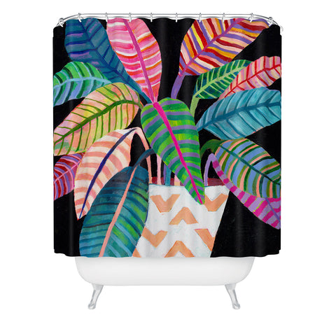 Misha Blaise Design Good Karma Shower Curtain