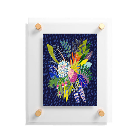 Misha Blaise Design Night Glitter Floating Acrylic Print