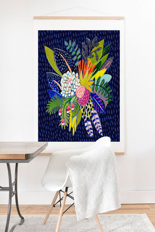 Misha Blaise Design Night Glitter Art Print And Hanger