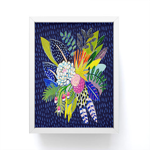 Misha Blaise Design Night Glitter Framed Mini Art Print