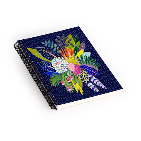 Misha Blaise Design Night Glitter Spiral Notebook