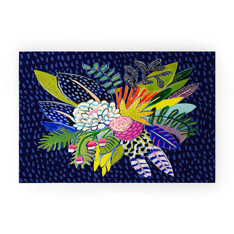 Misha Blaise Design Night Glitter Welcome Mat