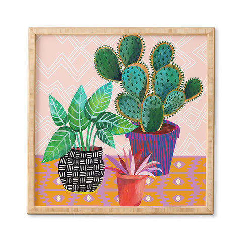 Misha Blaise Design Plants Are Life Framed Wall Art