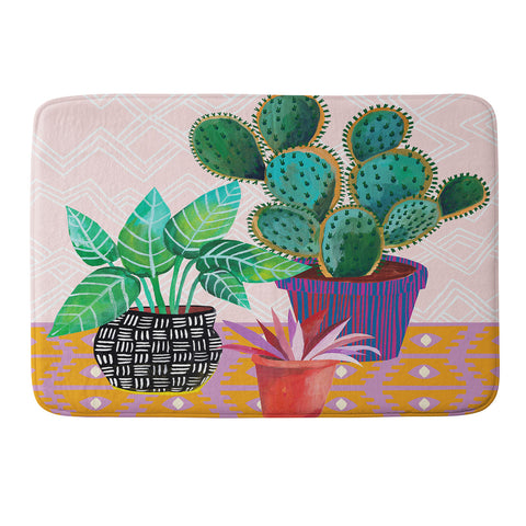 Misha Blaise Design Plants Are Life Memory Foam Bath Mat