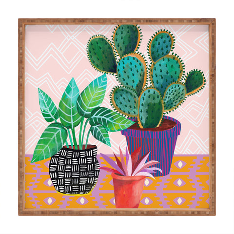 Misha Blaise Design Plants Are Life Square Tray