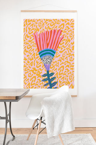 Misha Blaise Design Radicallia Flower Art Print And Hanger