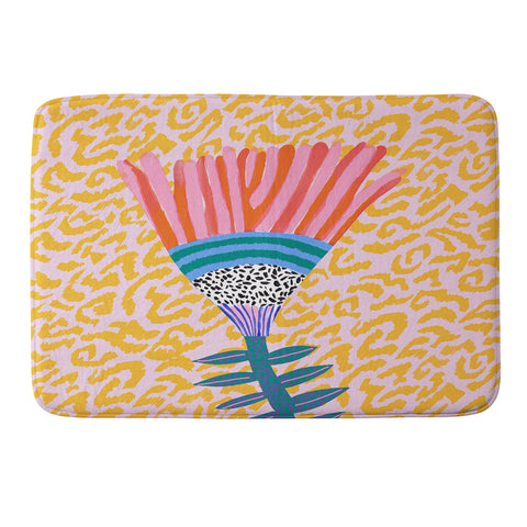 Misha Blaise Design Radicallia Flower Memory Foam Bath Mat