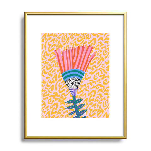 Misha Blaise Design Radicallia Flower Metal Framed Art Print