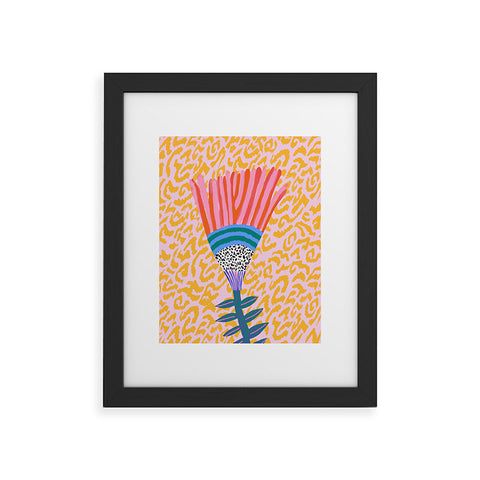 Misha Blaise Design Radicallia Flower Framed Art Print